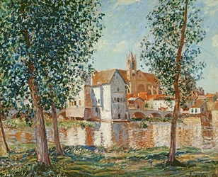 Der Loing bei Moret, Septembermorgen
